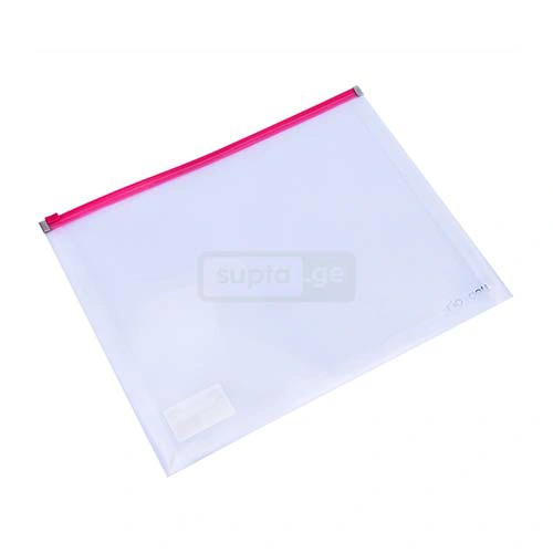 DELI RIO Plastic A4 Zip Bag / Folder No.38975